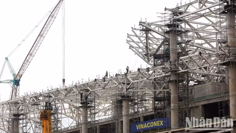 Construction of Long Thanh airport passenger terminal is being accelerated Construction of Long Thanh airport passenger terminal is being accelerated