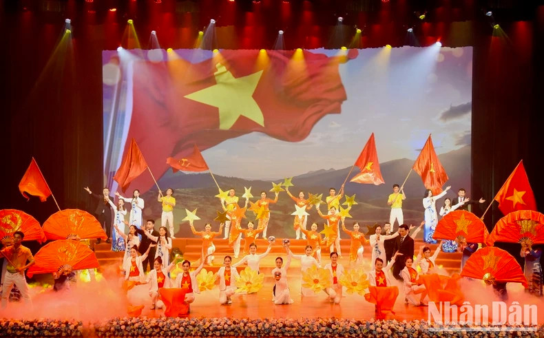 An art performance at the conference.