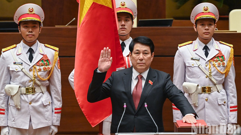 Vietnamese President Luong Cuong (Photo: NDO)
