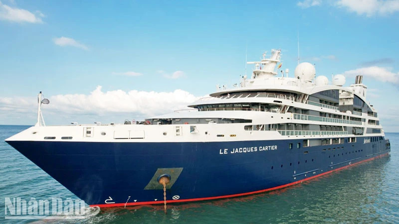The French luxury cruise ship Le Jacques Cartier (Photo: NDO)