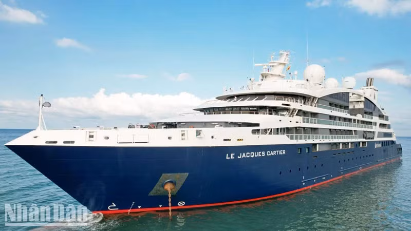 The French luxury cruise ship Le Jacques Cartier (Photo: NDO)
