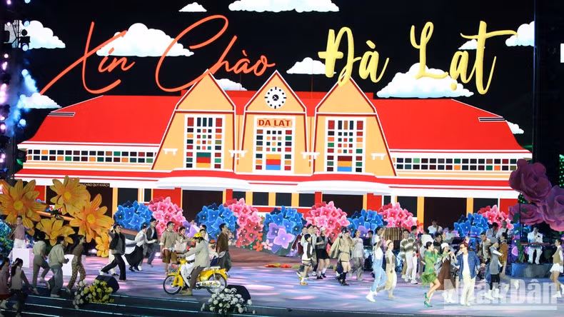 A performance at the opening ceremony of the festival