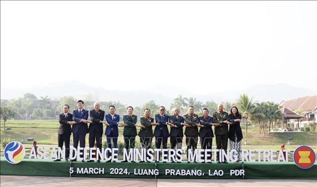 Heads of delegations at ADMM Retreat (Photo: VNA)