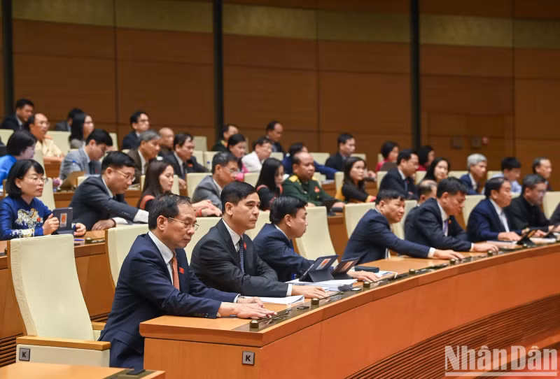With 440/440 deputies participating in the vote (equal to 91.67% of the total number of NA deputies), the 15th National Assembly passed the Resolution to elect Luong Cuong, Politburo member, Permanent member of the Secretariat, and deputy of the 15th National Assembly to hold the position of President of Vietnam for the 2021-2026 term.