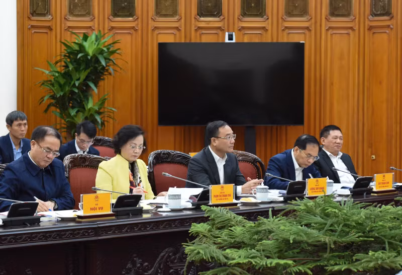 Delegates attend the meeting