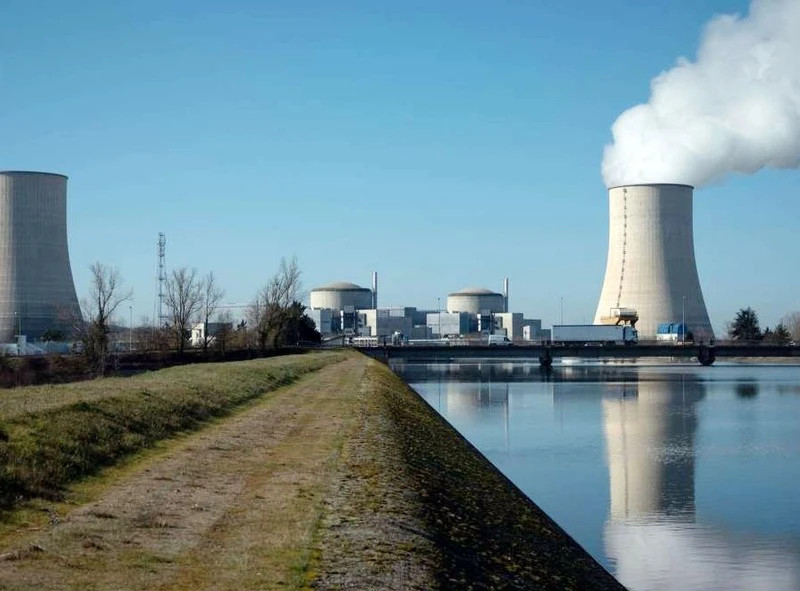 A nuclear power plant in southern France