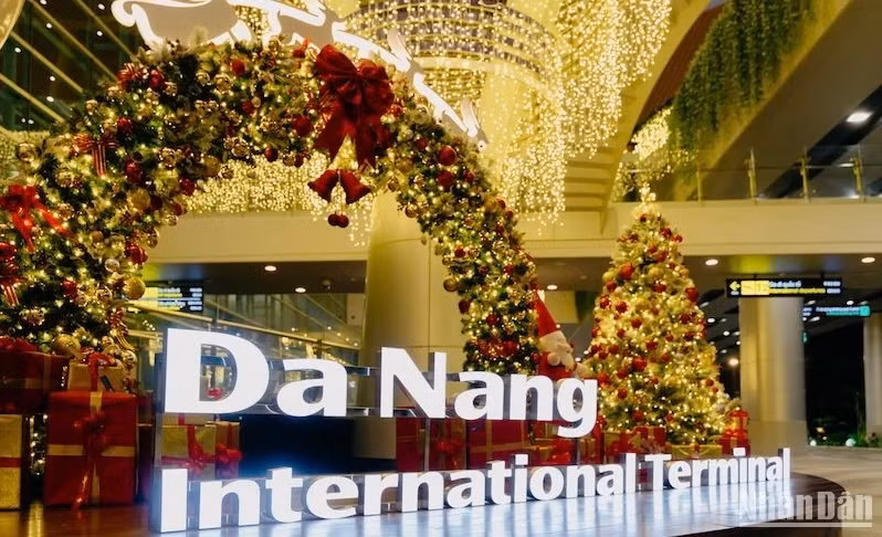 Da Nang International Airport in the beginning of New Year 2024 (Photo: ANH DAO)