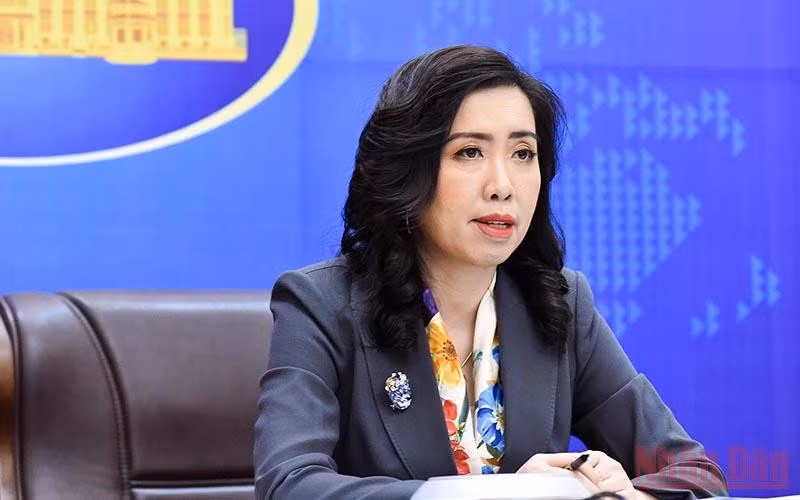 Deputy Minister of Foreign Affairs Le Thi Thu Hang