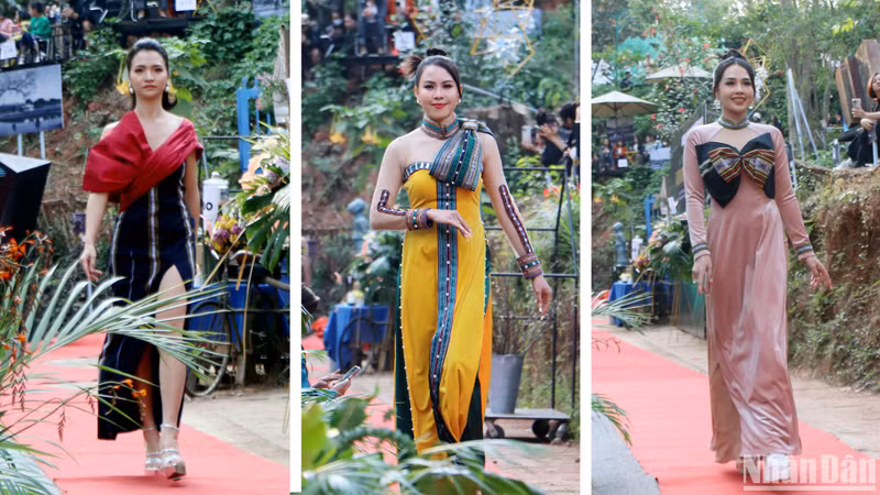 "Lang Biang Flower" by designer K'Jona on the streets of Da Lat.