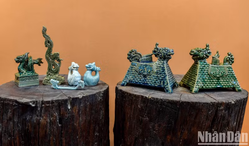 Dragon image products by young artist Tran Anh Tu.