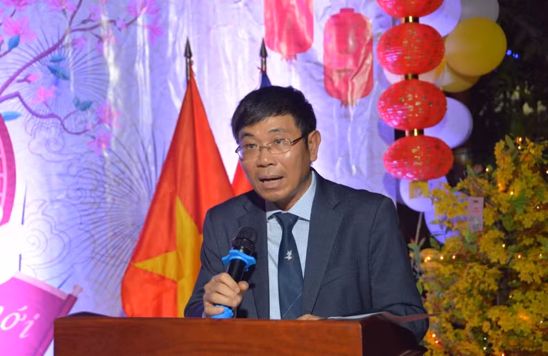 Photo: Minister Counsellor Ngo Van Tuat speaks at the event. (Photo: Son Xinh)