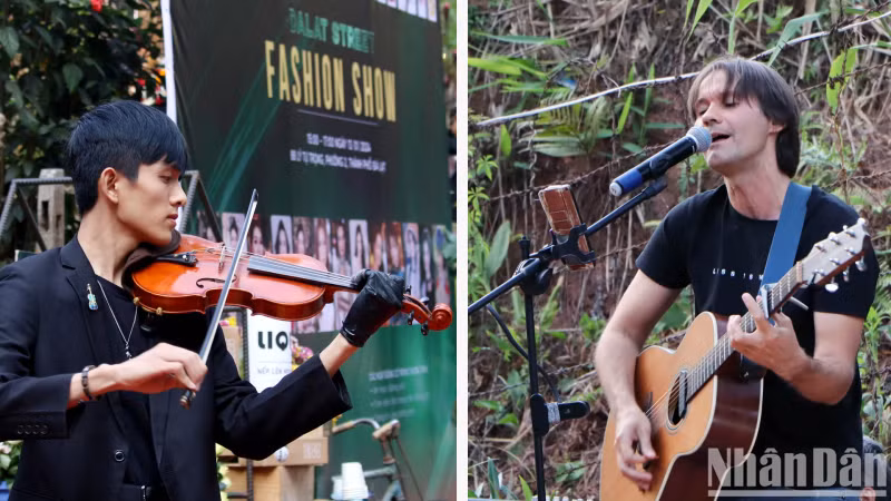 Within the framework of the Dalat Street Fashion Show, there will be performances by street bands, along with saxophone and violin solo performances by domestic and foreign artists. Within the framework of the Dalat Street Fashion Show, there will be performances by street bands, along with saxophone and violin solo performances by domestic and foreign artists.