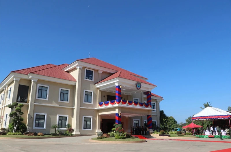 The new headquarters of the Central Committee of the Cambodian Veterans’ Association. 