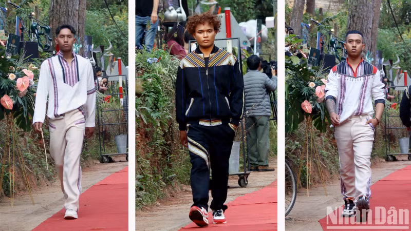 Drawing inspiration and creative ideas from indigenous culture, K'Jona has brought the unique beauty of Central Highlands brocade to life through practical fashion products. Drawing inspiration and creative ideas from indigenous culture, K'Jona has brought the unique beauty of Central Highlands brocade to life through practical fashion products.