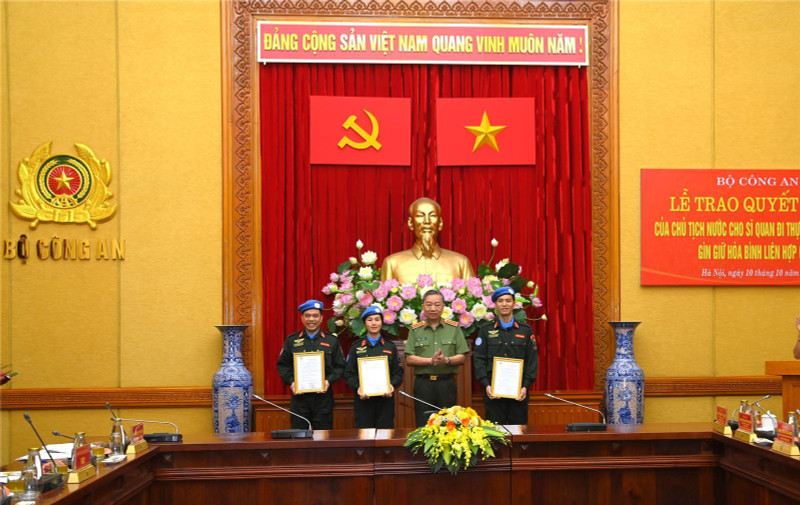 At the event (Photo: bocongan.gov.vn)