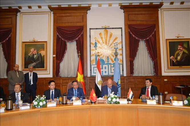 Overview of the working session (Photo: VNA)