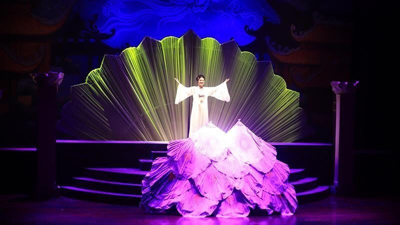 An excerpt from a stage play performance at the opening ceremony.