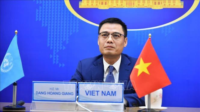 Ambassador Dang Hoang Giang, Permanent Representative of Vietnam to the UN. (Photo: VNA)
