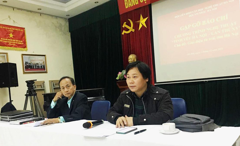 At the press conference (Photo: VOV)