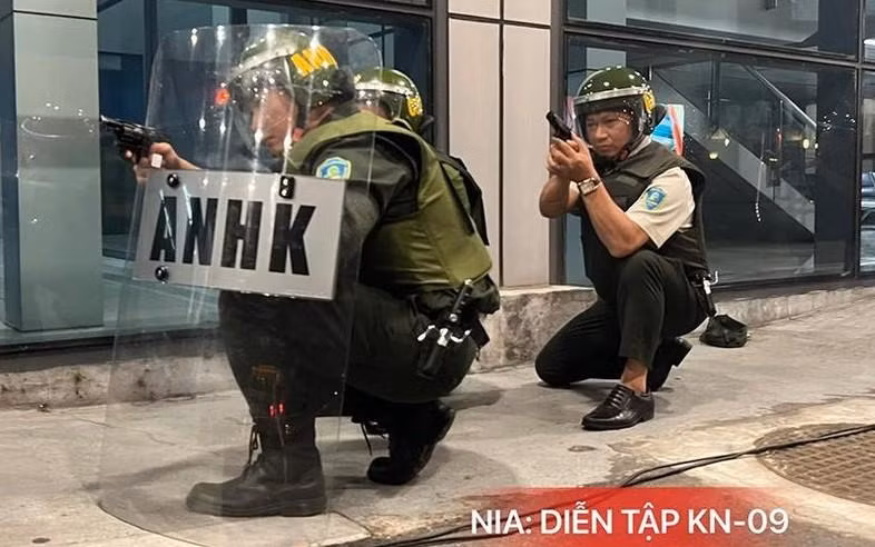 The drill drew the participation of police forces, aviation security forces and relevant units.