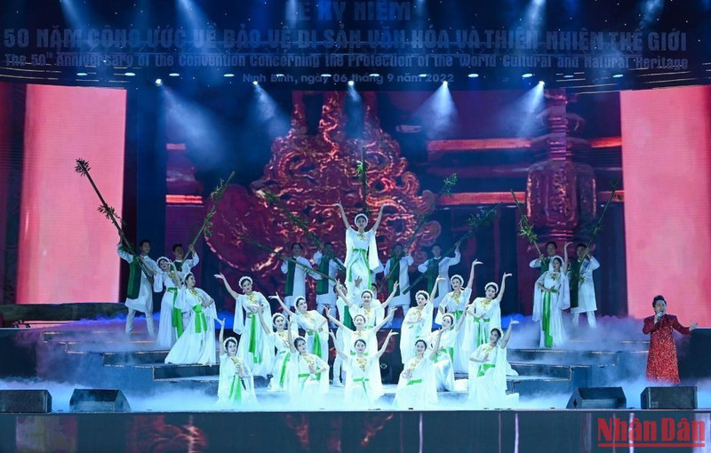 A performance at the ceremony. 
