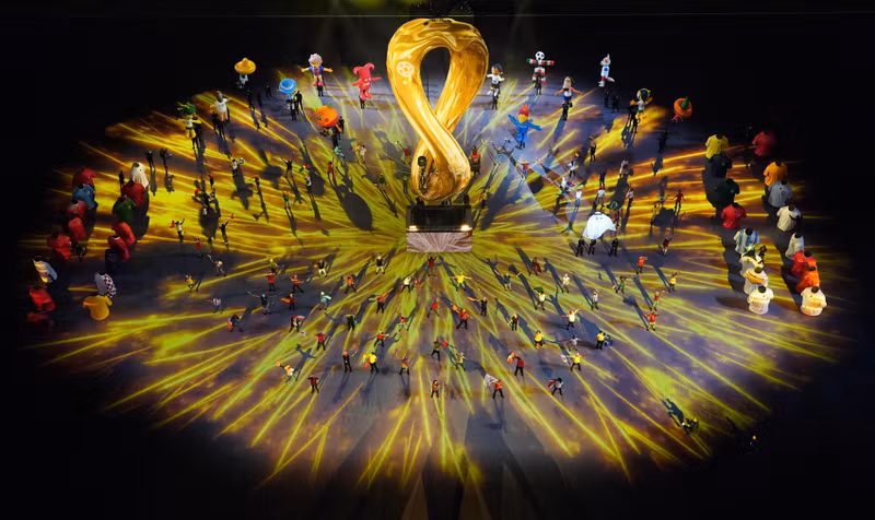 A general view during the opening ceremony. (Photo: REUTERS)