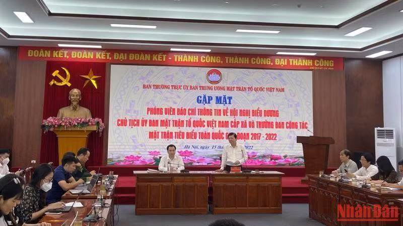 At the press conference.