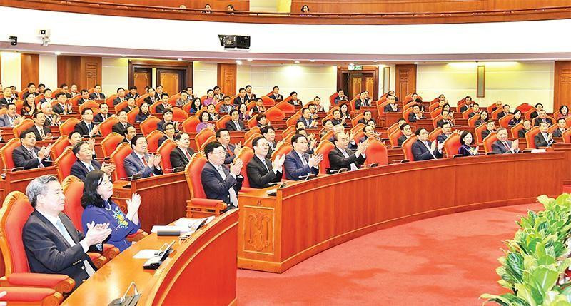 At the closing session of 13th Party Central Committee’s sixth plenum (Photo: NDO/Dang Khoa)