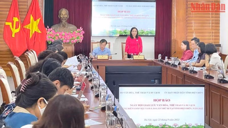 At the press conference. 