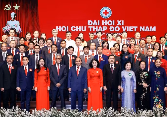 President Nguyen Xuan Phuc and delegates at the event (Photo: VNA)