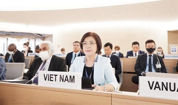 Ambassador Le Thi Tuyet Mai (Photo: VNA)
