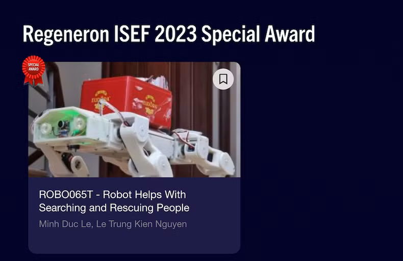 The project won the third-place prize awarded by the US Agency for International Development