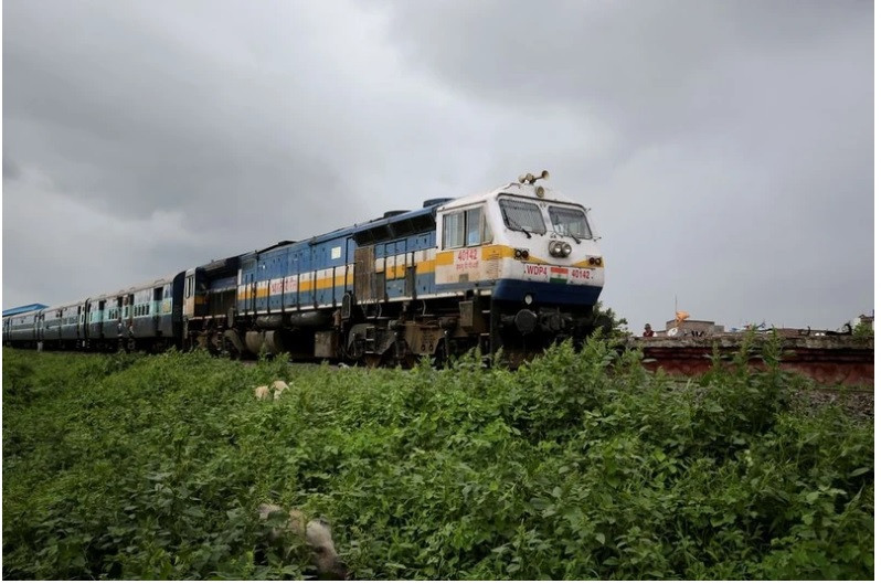 A shipping container that today travels from Mumbai through the Suez Canal to Europe, could in the future go by rail from Dubai to Haifa in Israel and on to Europe (Illustrative image: Reuters)