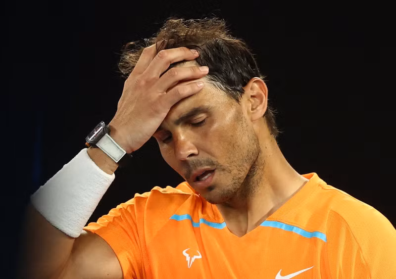 Spain's Rafael Nadal looks dejected after losing his second round match against Mackenzie Mcdonald of the US - Australian Open - Melbourne Park, Melbourne, Australia - January 18, 2023. (Photo: Reuters)