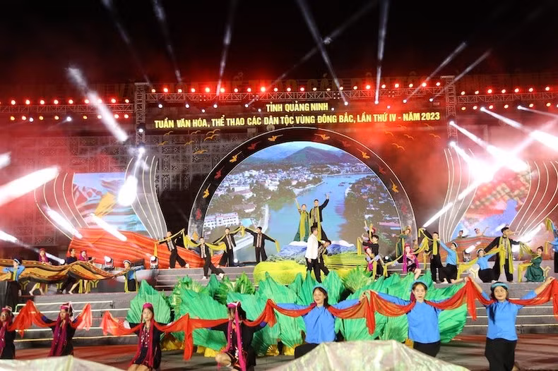 An art performance at the event.