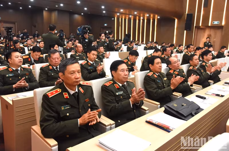 Delegates attend the conference.