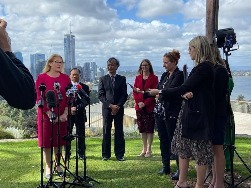 Deputy Premier of Western Australia Rita Saffioti speaks at the event (Photo: VNA)
