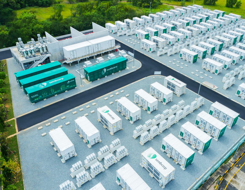 The 200MW project on Jurong Island. (Photo: Sembcorp)