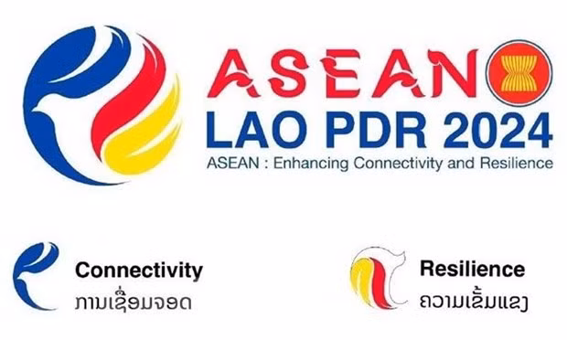 Laos announces the theme and logo of ASEAN Chairmanship 2024. (Photo: VNA)