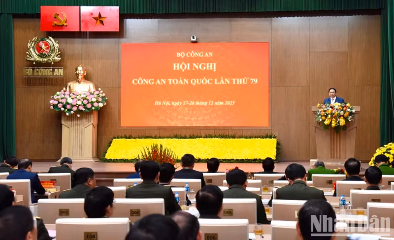 A view of the 79th National Conference of Public Security Forces.