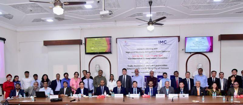 The delegation of Da Nang city attended the conference to promote cooperation in investment, trade and tourism in Mumbai (India). (Photo: Quang Cuong)