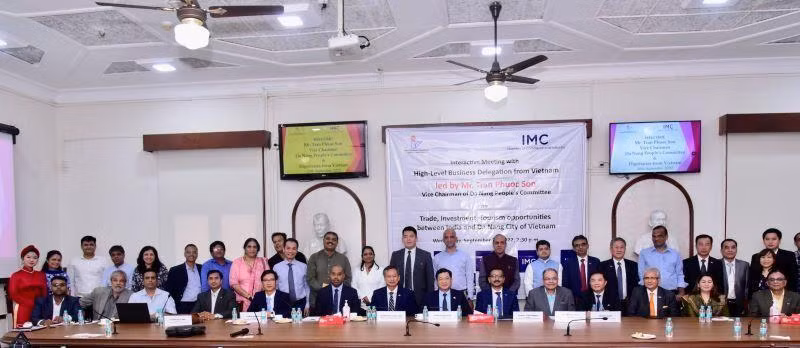 The delegation of Da Nang city attended the conference to promote cooperation in investment, trade and tourism in Mumbai (India). (Photo: Quang Cuong)