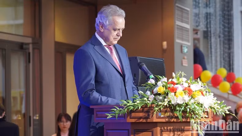 Photo: Chairman of the Committee for External Relations of St. Petersburg Evgeny Grigoriev. (Photo: XUAN HUNG)