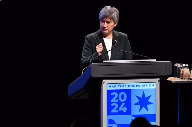  Australian Foreign Minister Penny Wong speaks at the event (Photo: AFP)