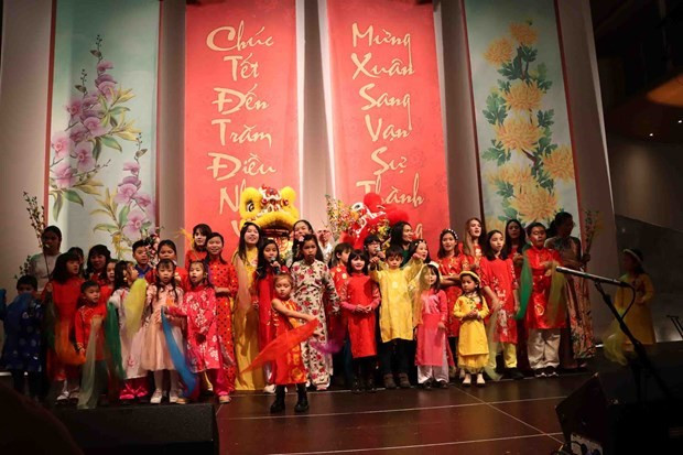 At the celebration in Belgium (Photo: VNA)