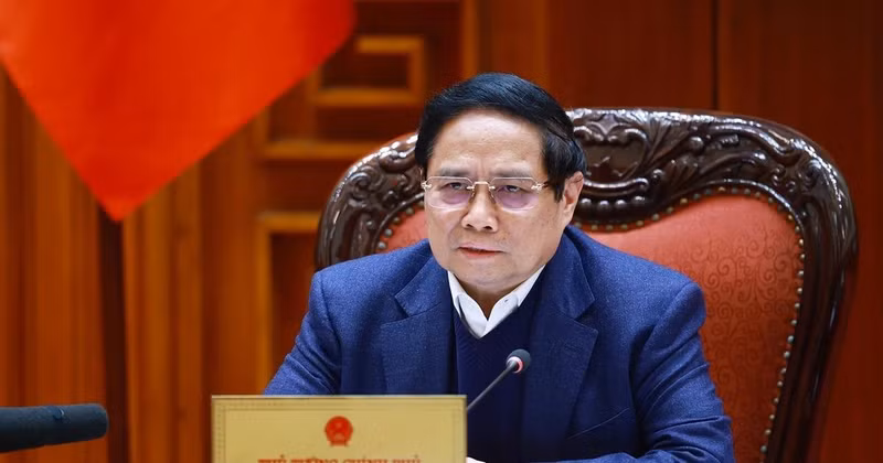 PM Pham Minh Chinh chairs the meeting (Photo: VNA)