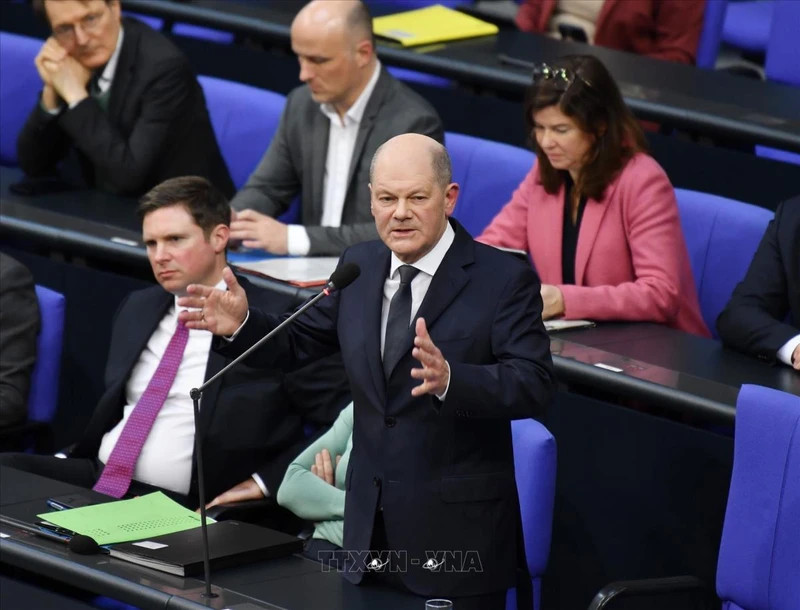 German Chancellor Olaf Scholz (Photo: THX/VNA)