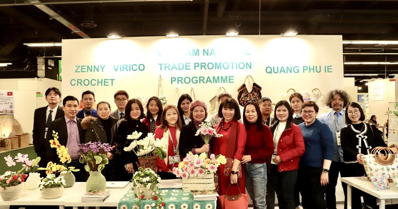 Sixty-five Vietnamese companies are displaying their products at Ambiente 2025. (Photo: VNA)