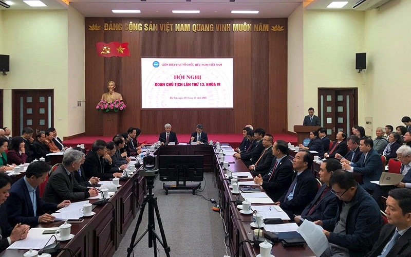 Presidium Conference of the Vietnam Union of Friendship Organisations in January 2025. 