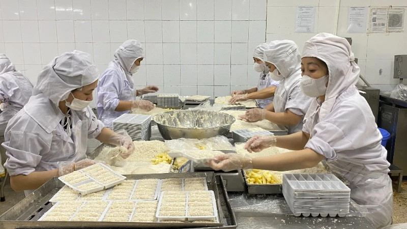 Production at Dong Do Food Processing Co., Ltd. (Photo: Nguyen Trang)